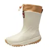 Botas de Lluvia Impermeables Transfronterizas para Padres e Hijos para Hombres y Mujeres, Botas de Lluvia de Media Pantorrilla a la Moda, Zapatos de Agua Antideslizantes para Cocina, Senderismo y Pesca