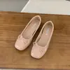 Sapatos Baixos de Couro Planos com Salto Baixo Estilo Francês Femininos 2026 Verão Outono Nova Chegada Slip-on Mary Jane Sapatos de Uma Sola Mocassins Wanwan