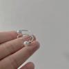 Anillo abierto ajustable de perla de Corea del Sur para Mujer Nuevo diseño nicho de lujo ligero de alta calidad anillo para el dedo índice anillo de Corea del Sur