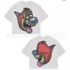 2026 Verano Hip-Hop Dibujos Animados Patrón Nuevo Transfronterizo Camiseta Estampada Estilo Harajuku Ropa de Manga Corta para Hombre