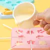 Molde para Palito de Queijo Silicone de Grau Alimentício Doméstico Crianças Caseiro Palito de Queijo Ferramenta Pirulito Saco de Embalagem Conjunto de Três Peças