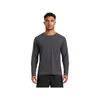 Camiseta Deportiva de Cuello Redondo Otoño Invierno para Hombre, Sensación Fresca, Protección Solar, Camiseta Deportiva para Exteriores, Ciclismo, Secado Rápido, Manga Larga Deportiva