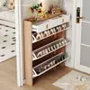 Gabinete para Zapatos Plegable Ultra Delgado Modelo Nuevo 2026 Venta Caliente Simple Moderno Entrada del Hogar Almacenamiento Zapatero de Gran Capacidad