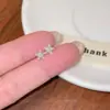 Exquisitos Aretes de Zirconia de Estrella de Cinco Puntas para Mujer, Aretes que No Necesitan Quitarse al Dormir, Clavos para Oído para Sanar Agujeros de Oreja, Mini Joyería para Oreja