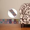 Xiyin Suministro Transfronterizo Pegatina Decorativa de Pared para Renovación del Hogar con Patrón de Mandala Colorido, Autoadhesiva de PVC, Impermeable