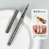 Set de Pinceles para Nail Art Varilla de Metal Herramientas de Manicura Fototerapia Universal Pincel para Líneas de Arrastre Pintado Barrido Acuarela Pincel para Graffiti