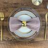 Servilleta de algodón de cáñamo a rayas de estilo japonés, 5 colores, estilo nórdico, para estudiantes, almohadilla aislante térmica, fondo fotográfico, decoración de mesa