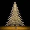 3- 50m Marco grande Árbol de Navidad hecho a medida Decoración exterior para centros comerciales navideños Iluminación de proyecto para check-ins en redes sociales