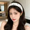 Scrunchie pequeno de tecido floral estilo coreano para mulheres, tiara de alta qualidade, presilha de cabelo de coroa alta, elástico de cabelo suave, acessório de cabelo