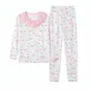 Conjunto de ropa de otoño para niños, fino y transpirable, conjunto de ropa para el hogar para niñas, conjunto de pijama para niños mayores, ropa para aire acondicionado, nuevo