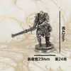 Soldado de metal hecho a mano modelo de ciudad subterránea decoración de juego de escritorio ajedrez regalo cumpleaños niños suministro al por mayor