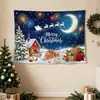 Fondo navideño transfronterizo, decoraciones festivas para fiestas, fondo para fotos, decoración de sala y dormitorio, colgante de pared
