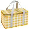 Bolsa de Picnic para Exteriores Engrosada con Película de Aluminio Aislante para Llevar Cesta de Picnic Bolsa de Hielo Gran Capacidad Picnic al Aire Libre Bolsa Aislante Portátil
