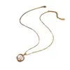 Collar de Cadena para Clavícula de Perla de Agua Dulce Natural con Circonita Microincrustada, Moda Versátil Retro Francesa, Cadena para Clavícula de Lujo Ligero de Alta Gama