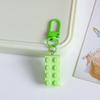 Blocos de construção coloridos Pequena Porta Cadeia Chaveiro Pingente Estudante Telefone Móvel Bolsa Acessórios Decorativos Simples Enfeites Pendurados Presente para Namorada