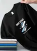 Camiseta de manga corta para hombre de marca moderna transfronteriza, verano, holgada, nuevo estilo 2026, popular en internet, moderna, ins, top simple estampado
