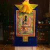 Pintura decorativa Thangka Tíbet impresión dorada 35*20cm una variedad de actividades opcionales para formar pintura de Buda Thangka