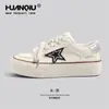 Zapatillas Deportivas de Suela Gruesa Universales para Mujer 2026 Nuevo Verano Estilo Casual Estrella Ins Moda Trendy Versátiles Zapatos Deportivos de Lona