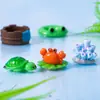 Ornatos de Micro-Paisagismo Jardinagem Paisagismo Animais de Piscina Casa Desktop Resina Artesanato DIY Ornatos Decorativos Alto Padrão