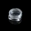 Frasco quadrado de 3g feito sob medida com glitter de strass e lantejoulas, caixa de exibição transparente para nail art, frascos de amostra para loção e esmalte