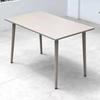 Juego de Mesa y Sillas para Uso en Exteriores, Mesa Redonda de Acero al Carbono, Sillas de Aleación de Aluminio, Adecuado para Terraza, Balcón, Cafetería de Té con Leche, Diseño Moderno y Sencillo
