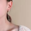 Pendientes de Borla Larga Chinos Nuevos "Agitar en un Paso" Femeninos. Diseño nicho arete clip de oreja de alto sentido al por mayor