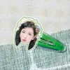 Acessório de Cabelo Presilha de Cabelo Bb Clip de Acrílico Dailuwa para Fãs de Celebridades Item de Suporte para Shows com Fotos