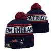Exportação no atacado de chapéus de lã, chapéus de tricô da NFL, chapéus de lã da moda quentes para outono e inverno para homens, mulheres e casais
