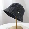 Novo Chapéu de Pescador Simples de Cor Sólida Chapéu Bucket Chapéu Feminino Adulto Estilo Outono Inverno Pode Ser Usado Casual Proteção Solar Versátil 43