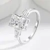 Anel de Zircônia Acessórios Doces Transfronteiriços Estilo Coreano Anel de Diamante Simulado para Mulheres Joias Atacado de Uma Peça Céu Estrelado