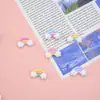Accesorios de Resina de Nube Arcoíris de Dibujos Animados Pegamento de Crema Joyería DIY Pasador Accesorios para Ropa