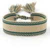 Pulsera nueva tejida a mano Correa de muñeca simple europea y americana Estilo bohemio Cinta de pareja en blanco Cuerda de mano DIY