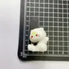Gatinho 3D Fofo DIY Resina Pequenos Enfeites Decorações de Carro Desktop Chaveiro Pingente Acessórios DIY