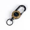 Mochila Llavero Cinturón Clip trasero Hebilla de fácil extracción Hebilla de resorte conveniente Hebilla exterior negra Hebilla telescópica automática Hebilla de fácil extracción