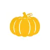 Manteles individuales de fieltro grueso con forma de calabaza, tapetes de mesa resistentes al calor calados para Acción de Gracias y Halloween, decoraciones festivas transfronterizas
