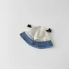 Sombrero de Bebé Yipan Verano Nuevo Delgado Lindo Malla Transpirable Antenas Sombrero de Cubeta para Niños Protector Solar Sombrero de Pescador