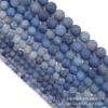 Venta al por mayor del fabricante Ágata Azul Suelta Cuentas Ágata Azul Mate Redondas Cuentas en Hilo Accesorios para Joyería Semi-Terminados DIY