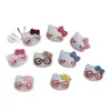 Acessórios de Gatinho Estilo Preppy Fofo Resina Joias DIY Cola Creme Grampo de Cabelo Corda de Cabelo Capa de Celular Furo Fivela de Sapato Adesivo