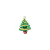 Nuevas Decoraciones Navideñas DIY de Resina con Colgantes Brillantes de Series Roja y Verde, Llaveros y Materiales de Accesorios
