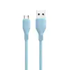 Cabo de Dados de Silicone Transfronteiriço Adequado para Celulares Apple, Xiaomi, Huawei e Android Tipo-C, Cabo de Carregamento Super Rápido