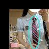 Camisa de manga corta de verano nueva [Rilla College] uniforme JK original estilo universitario cintura ajustada falda plisada de cintura alta para mujer