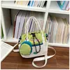 Linda Bolsa Cruzada para Mujer 2026 Nuevo Estilo Coreano Bolso Cubo con Bloques de Color para Niñas Gran Capacidad Bolso de Mano para Estudiante Bolso de Hombro Moderno
