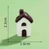Micro Paisagem Casa de Chocolate Conto de Fadas Doce Cabana Artesanato em Resina Acessórios de Decoração DIY Pequenos Enfeites de Mesa