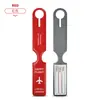 Etiqueta de Equipaje Termoformada de PVC Transfronteriza Etiqueta de Equipaje de Viaje Anti-Pérdida Etiqueta de Equipaje para Check-in de Avión