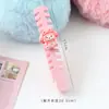 Pente dobrável fofo de desenho animado, pente pequeno de plástico portátil, pente de cabeleireiro para crianças e bebês, pente especial para tranças com cauda pequena pontiaguda