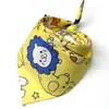 Bandana de Algodón Sarga para Perro Mascota Estilo de Atar Babero Infantil Bufanda para Cabeza de Bebé Empaquetado Individualmente