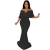 2013wish AliExpress explosão europeu e americano vestido sexy backless fishtail saia tamanho grande vestido de malha saia atacado