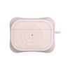 Adecuado para AirPods 2/3ª generación, funda protectora de color sólido para auriculares Bluetooth, funda ondulada de silicona líquida para auriculares