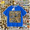 Edición Dorada Americana del Clásico de Montañas y Mares Tongtongge Ropa para Niños Marca de Moda Ropa Periférica Traje de Camiseta y Pantalones Cortos de Manga Corta para Niños