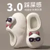 Pantuflas de Gato de Dibujos Animados para Niños Invierno Bebé Algodón Impermeables Talón Cerrado Niñas Niños Zapatos de Felpa de Algodón Para Uso en Exteriores